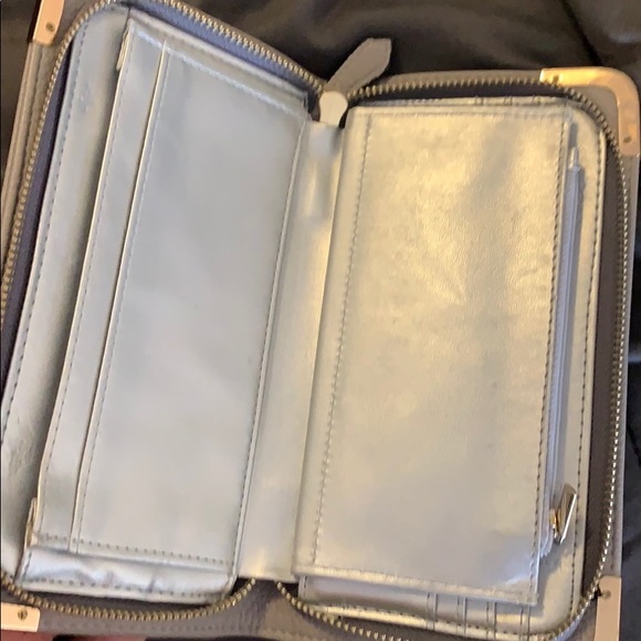 wallet - grey, rose gold frame - Picture 4 of 4